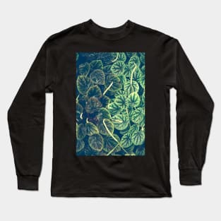 Little Green Leaves Long Sleeve T-Shirt